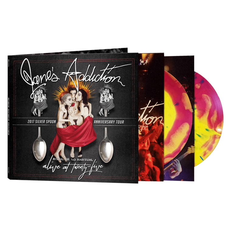 Jane's Addiction / Ritual De Lo Habitual: Alive At Twenty-Five 2xLP Psychedelic Splatter Vinyl