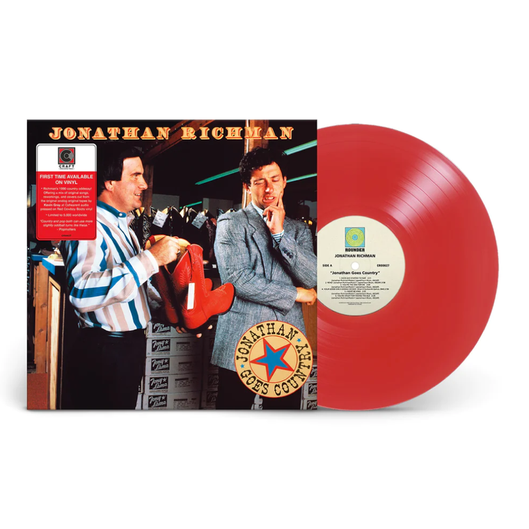 Jonathan Richman / Jonathan Goes Country LP Red Cowboy Boots Vinyl RSD 2023
