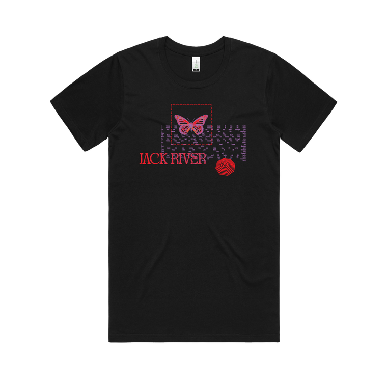 Butterfly / Black Organic T-Shirt