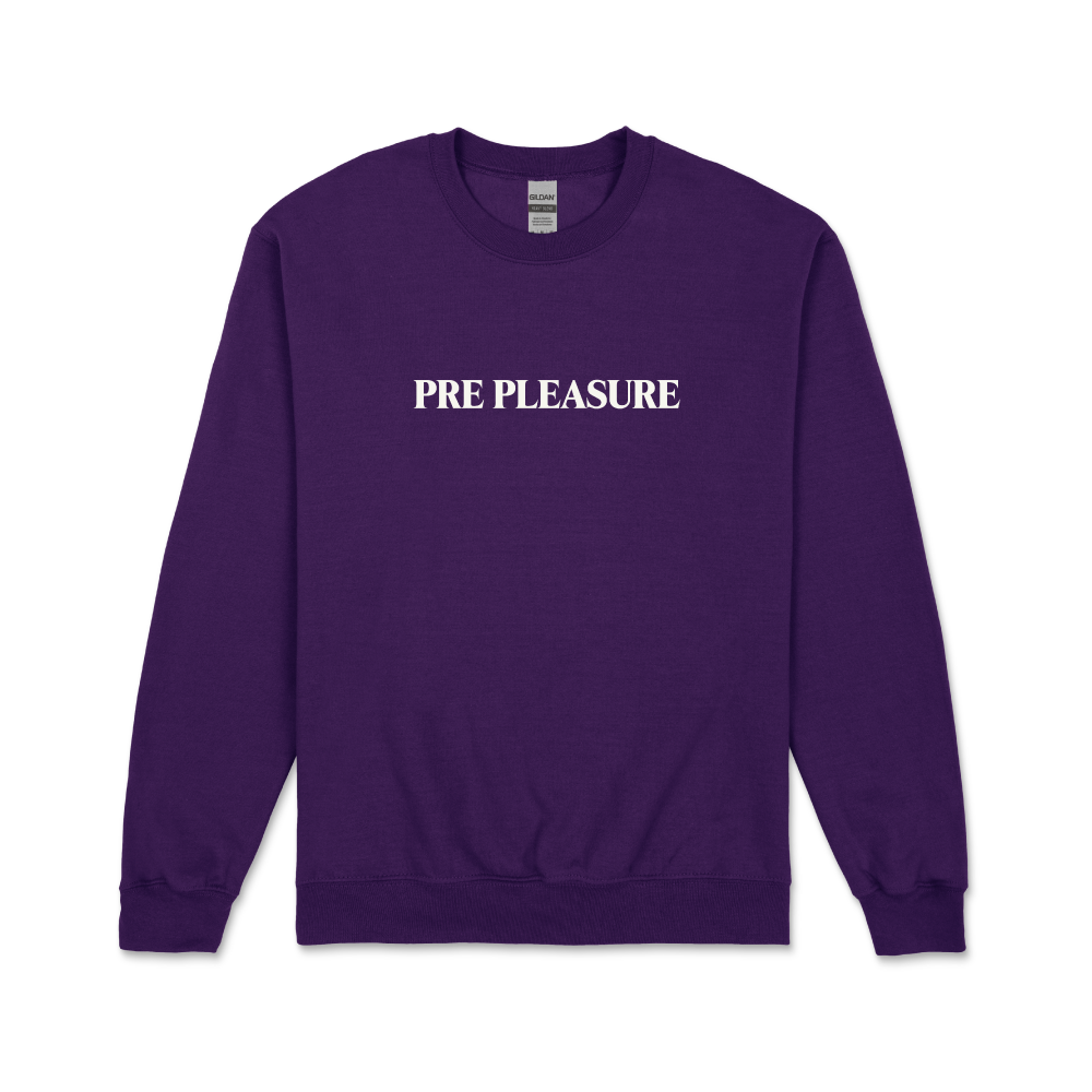 Pre Pleasure / Purple Crew Neck Sweater
