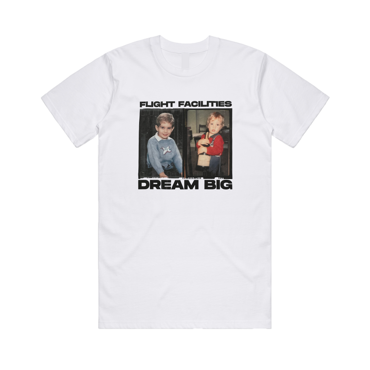 Flight Facilities / Kids Dream Big White T-Shirt