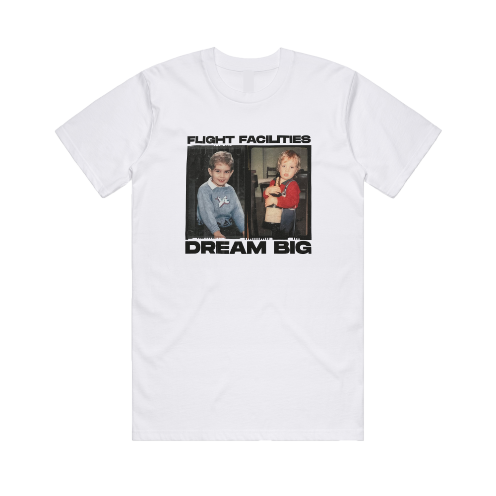 Flight Facilities / Kids Dream Big White T-Shirt