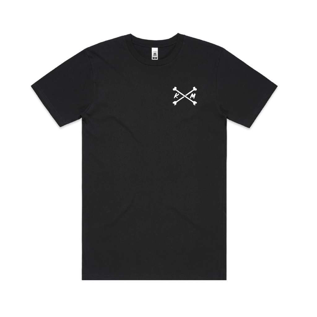 KM x Bones / Black T-shirt