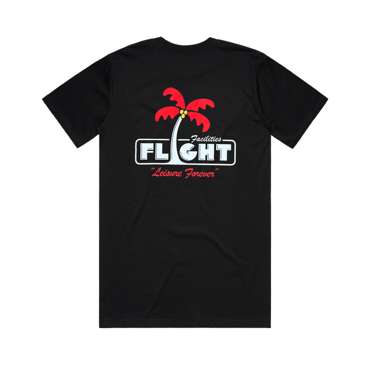 Flight Facilities / Leisure Black T-Shirt