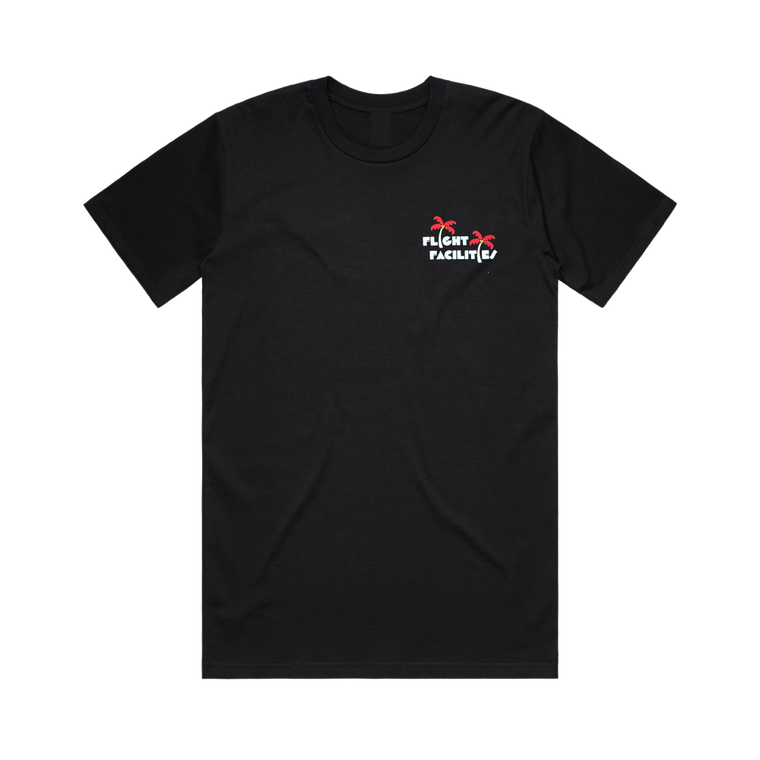 Flight Facilities / Leisure Black T-Shirt