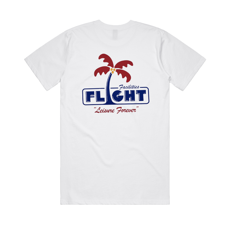Flight Facilities / Leisure White T-Shirt