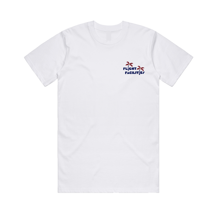 Flight Facilities / Leisure White T-Shirt
