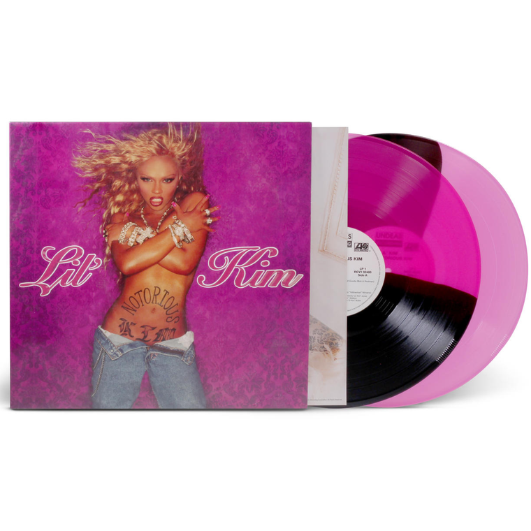 Lil' Kim / The Notorious K.I.M. 2xLP Pink & Black Split Colour Vinyl