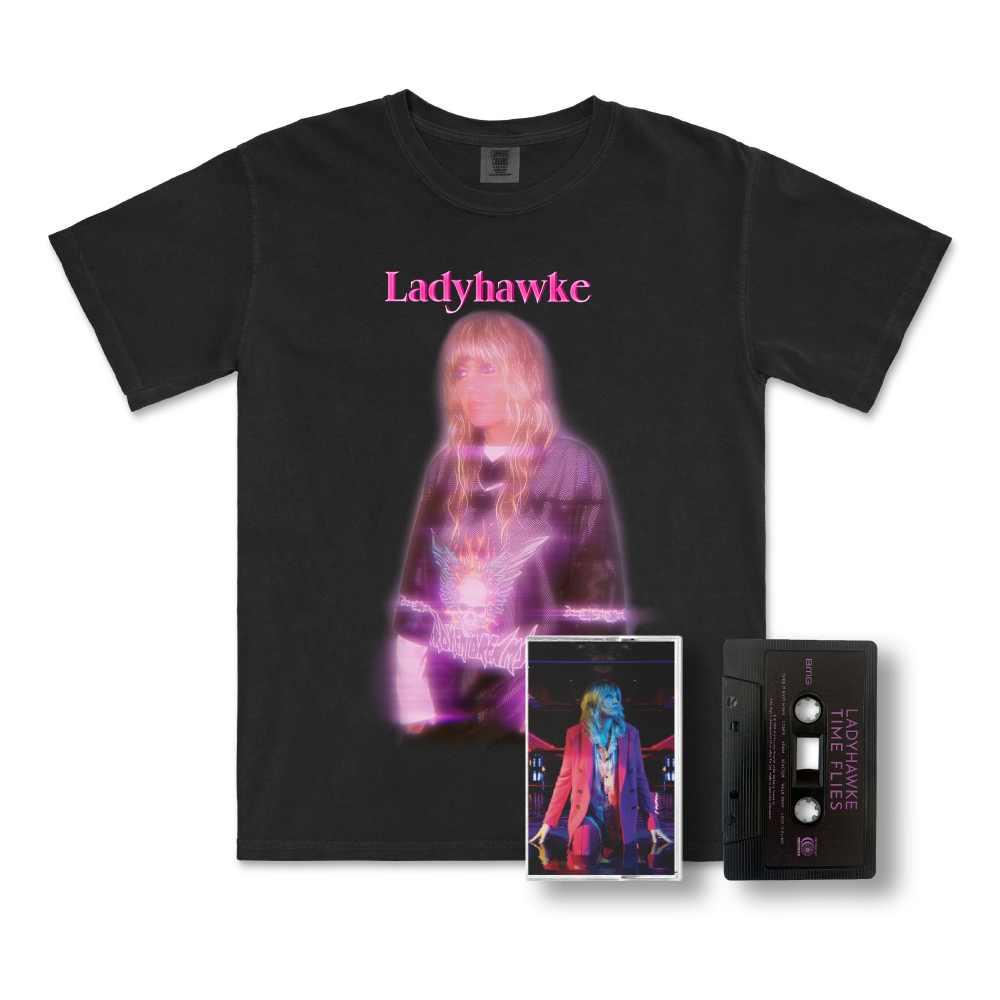 Ladyhawke / 'Time Flies' Cassette Tape + T-Shirt