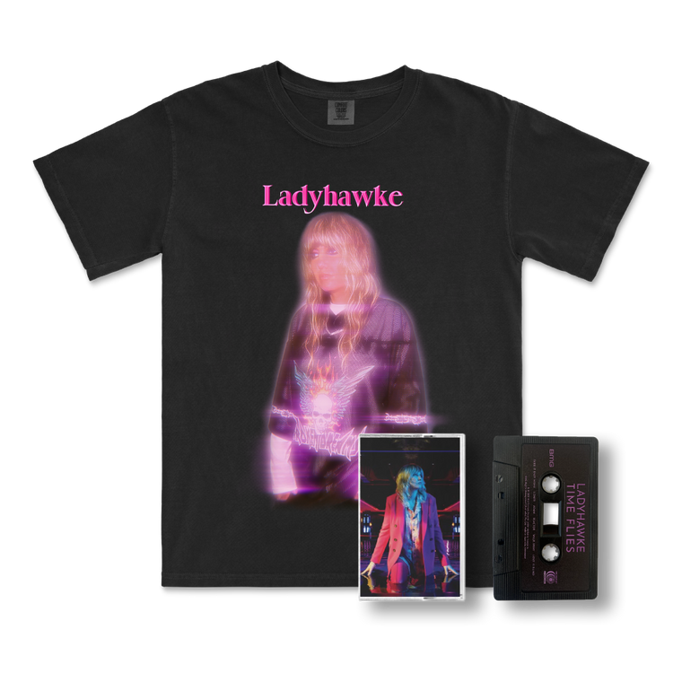 Ladyhawke / 'Time Flies' Cassette Tape + T-Shirt