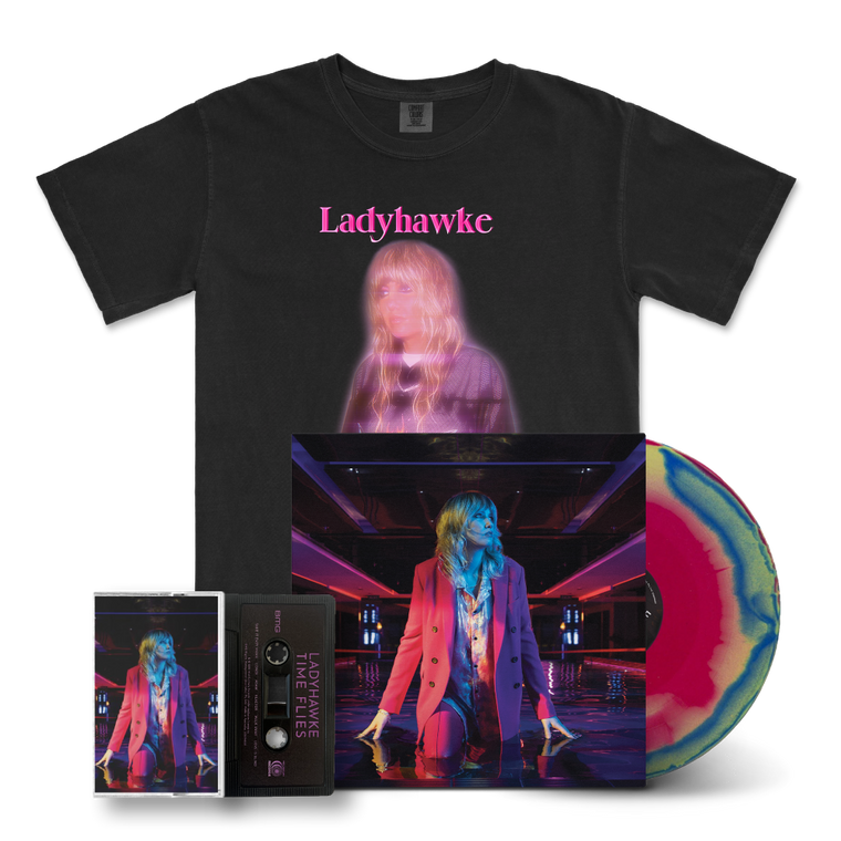 Ladyhawke / 'Time Flies' Vinyl + Cassette Tape + T-Shirt