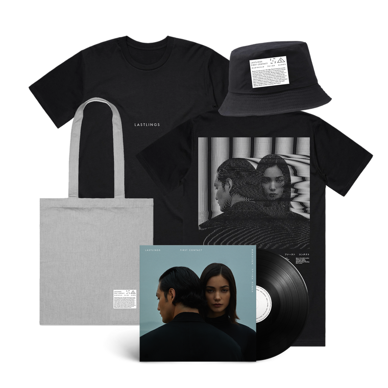 Lastlings / First Contact Tee & Vinyl & Bucket Hat & Tote Bundle