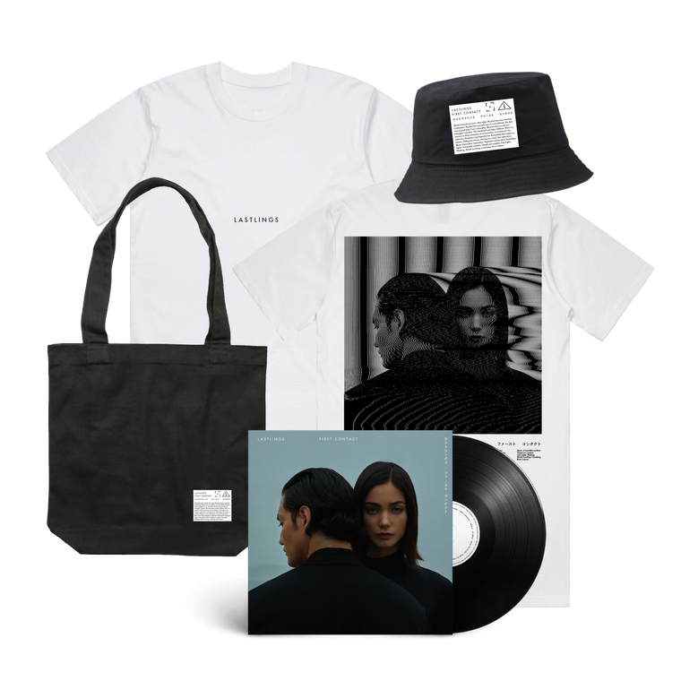 Lastlings / First Contact Tee & Vinyl & Bucket Hat & Tote Bundle