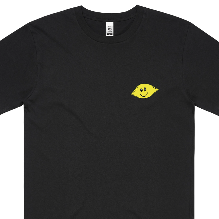Lemon Pocket / Black T-Shirt