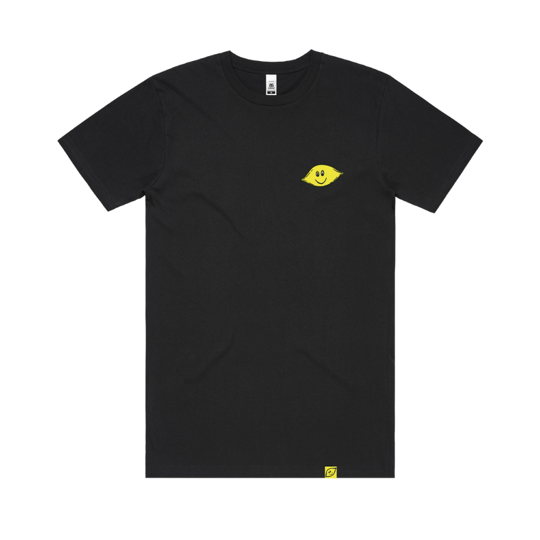 Lemon Pocket / Black T-Shirt