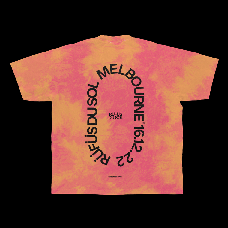 RÜFÜS  DU SOL / Melbourne 16.12.22 Tie Dye T-Shirt