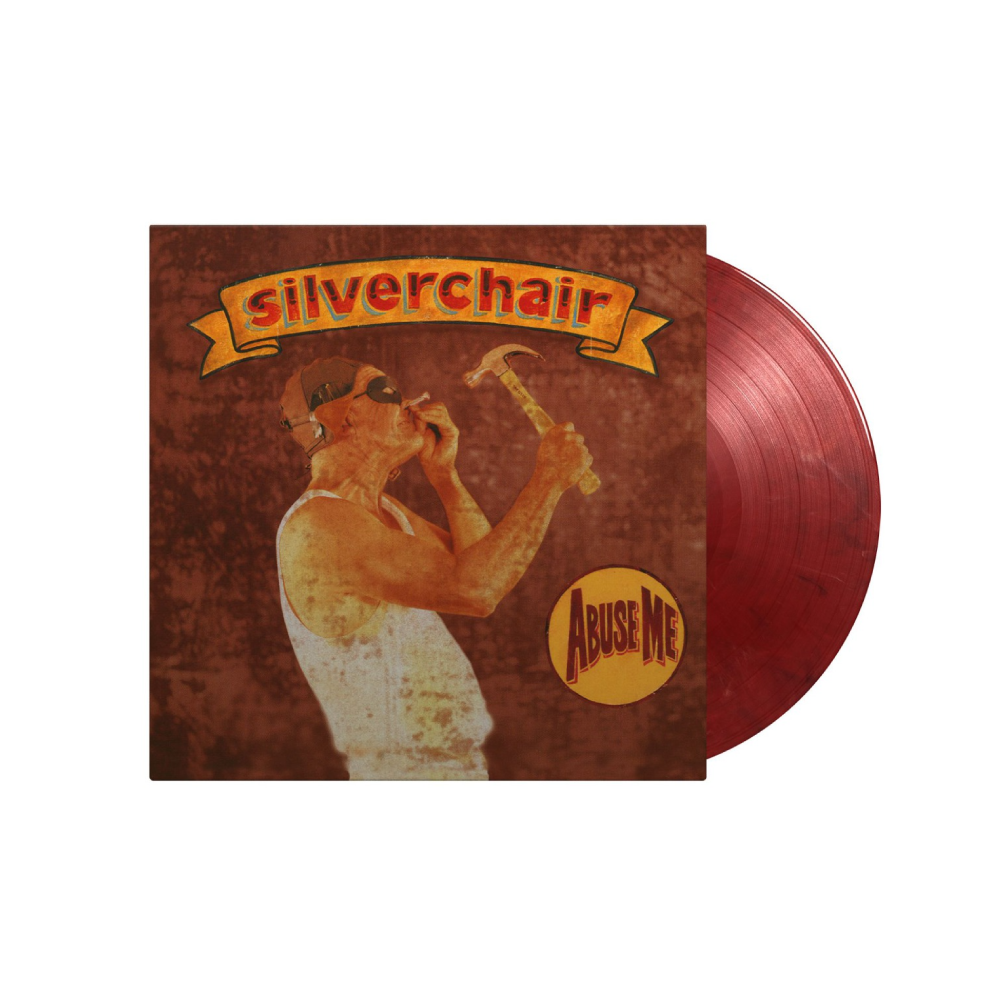 Silverchair / Abuse Me 12" Black, White & Translucent Red Marbled Vinyl