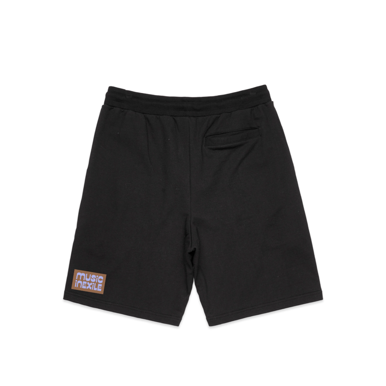 Music In Exile / 'Music Happens' Black Shorts