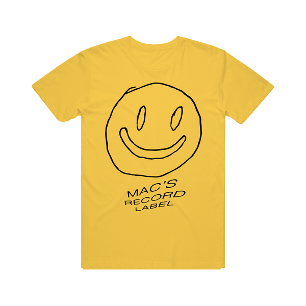 Mac DeMarco Record Label / Yellow T-shirt – sound-merch.com.au