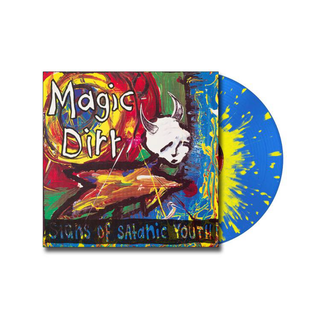 Magic Dirt / Signs Of Satanic Youth EP Vinyl (Blue Vinyl w Yellow Splatter)