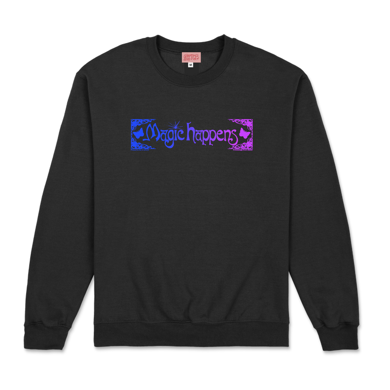 SISTER / Magic Happens Black Sweater