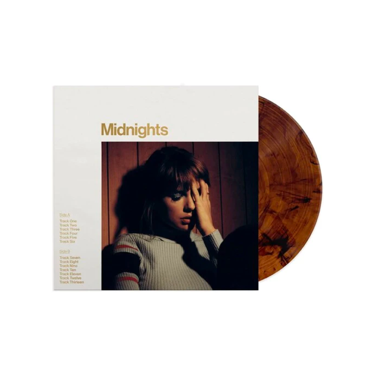 Taylor Swift / Midnights LP Mahogany Marbled Vinyl