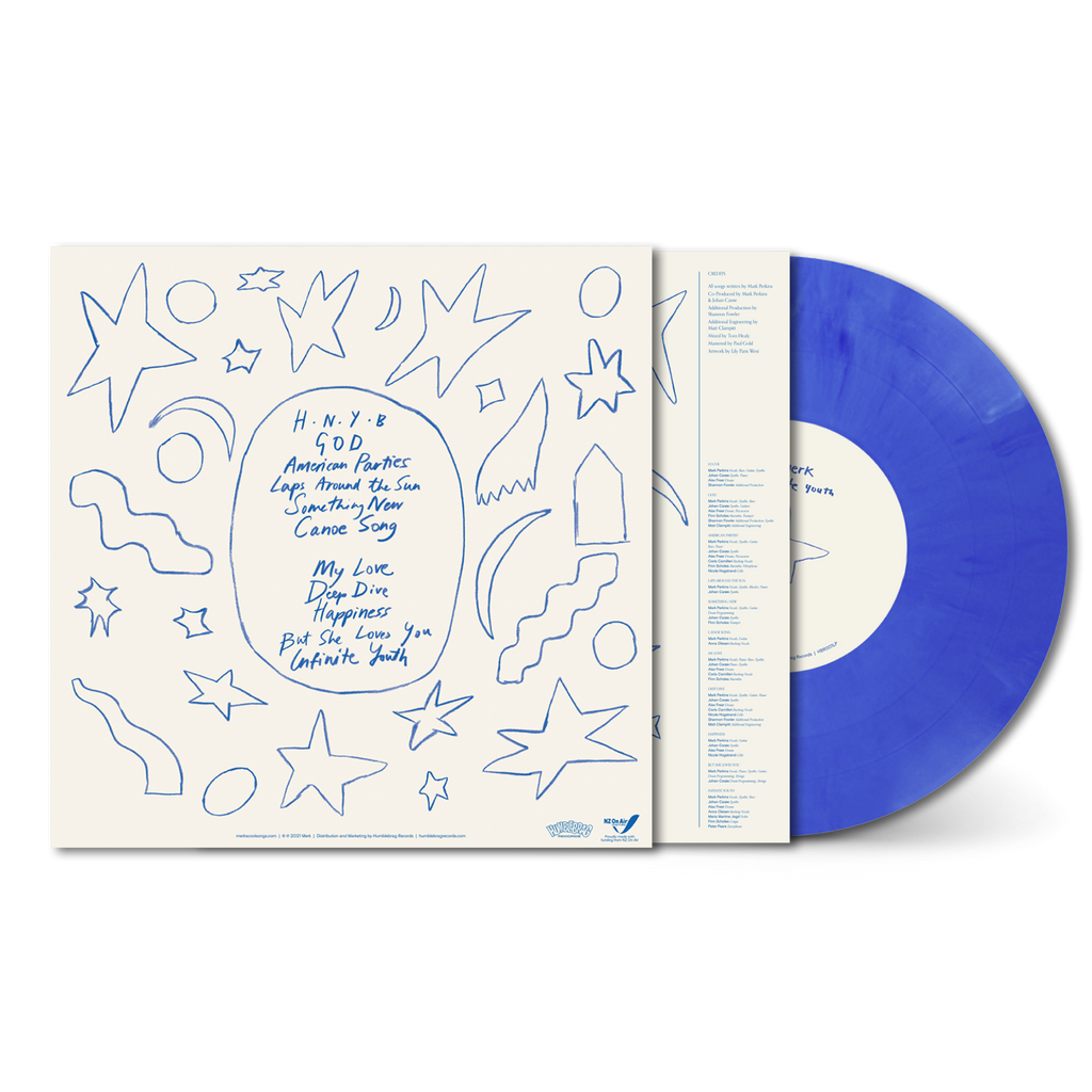 Merk / Infinite Youth Blue 12" Vinyl LP