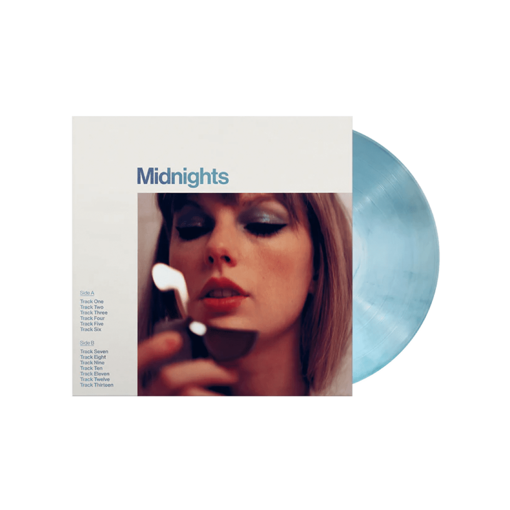 Taylor Swift / Midnights LP Moonstone Blue Marbled Vinyl