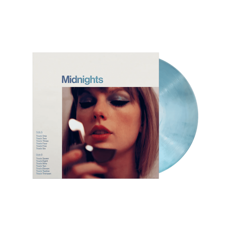 Taylor Swift / Midnights LP Moonstone Blue Marbled Vinyl