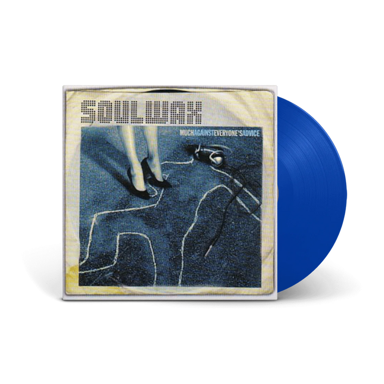Soulwax / Much Against Everyone's Advice LP Blue Vinyl