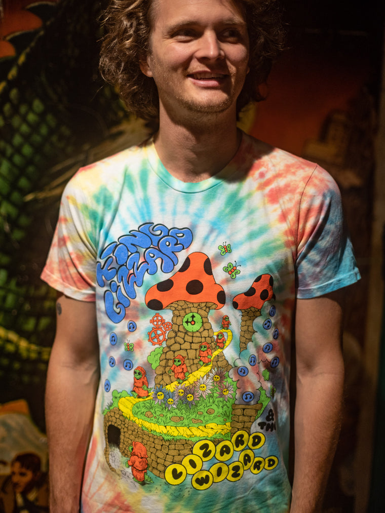 Mushroom Bubbles / Tie Dye Organic Tee