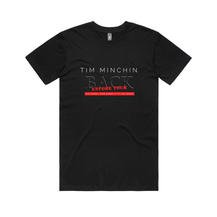Tim Minchin / NZ Tour Black T-Shirt