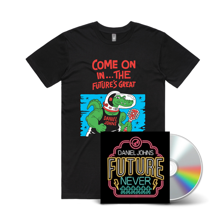 Neon Future Come on In Tee and CD Bundle