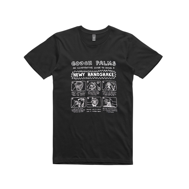 Newy Handshake / Black T-shirt
