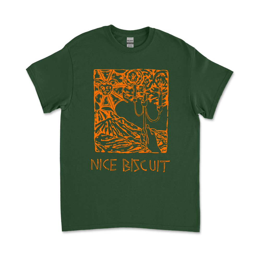Nice Biscuit / Forest Green T-Shirt