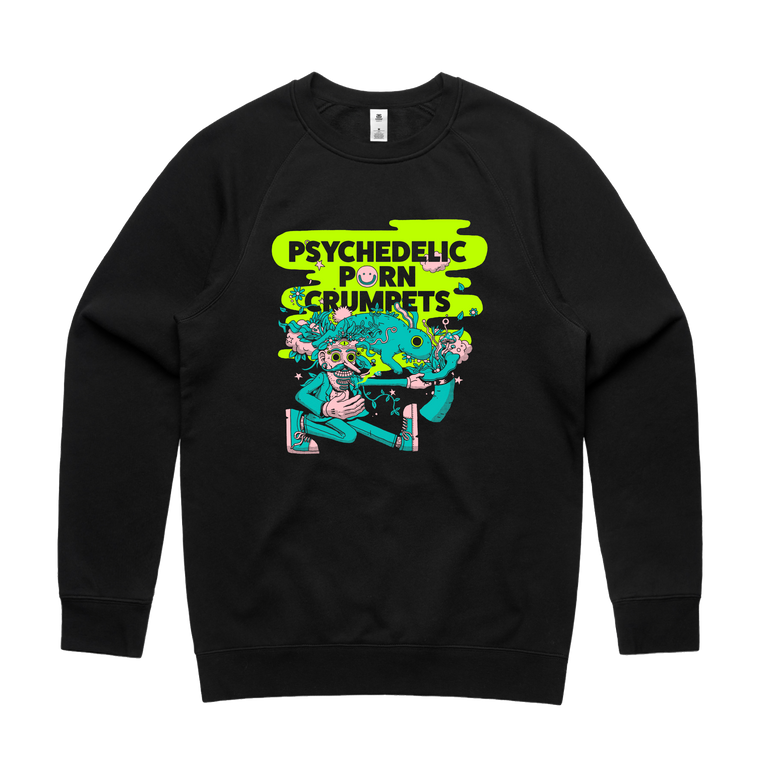Night Gnomes / Black Crew Jumper