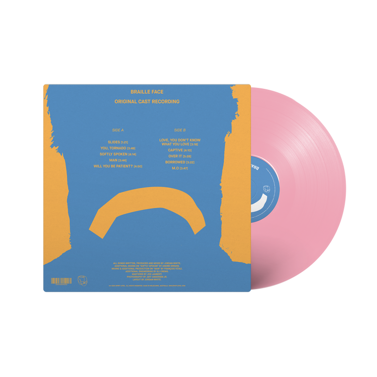 Braille Face / Original Cast Recording / 12" Pink Vinyl