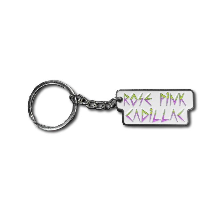 Rose Pink Cadillac Keychain
