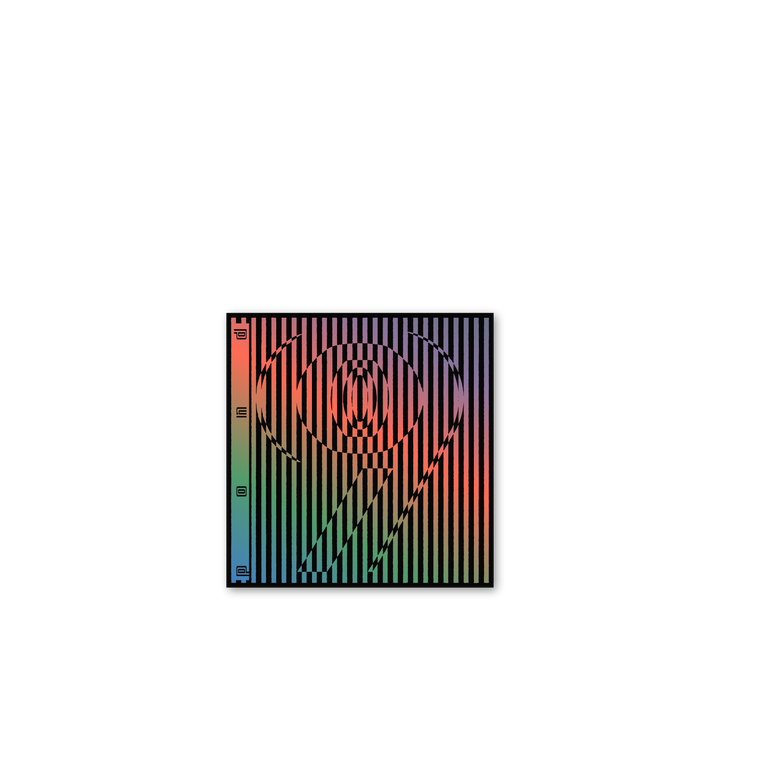 9 / DLX Hologram Metallic Silver 2LP + sticker