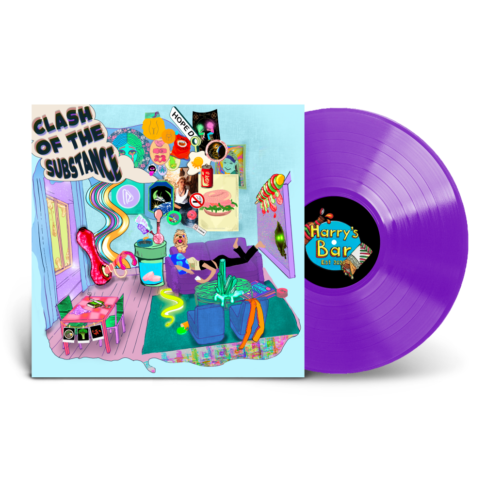 Hope D / Clash Of The Substance Exclusive Limited Edition LP Teal Purple Vinyl