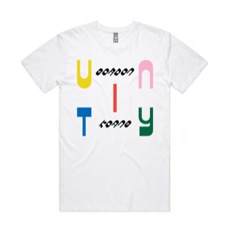 Gordon Koang / Unity White T-shirt by Rick Milovanovic