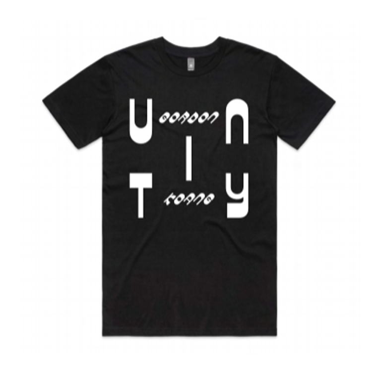 Gordon Koang / Unity Black T-shirt by Rick Milovanovic