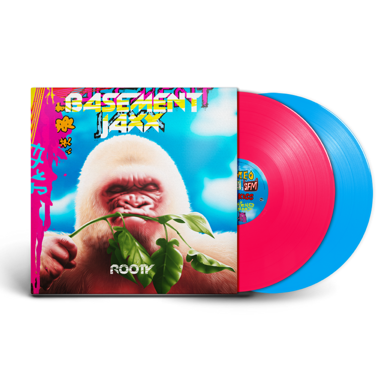 Basement Jaxx / Rooty 2xLP Pink + Blue Vinyl