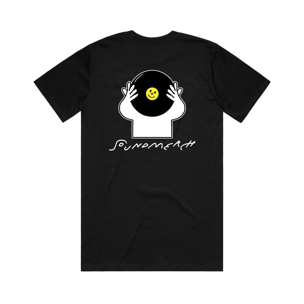 Record Head / Black T-Shirt