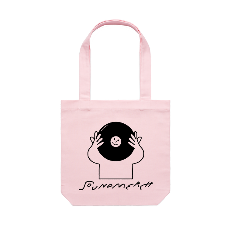 Record Head / Pink Tote
