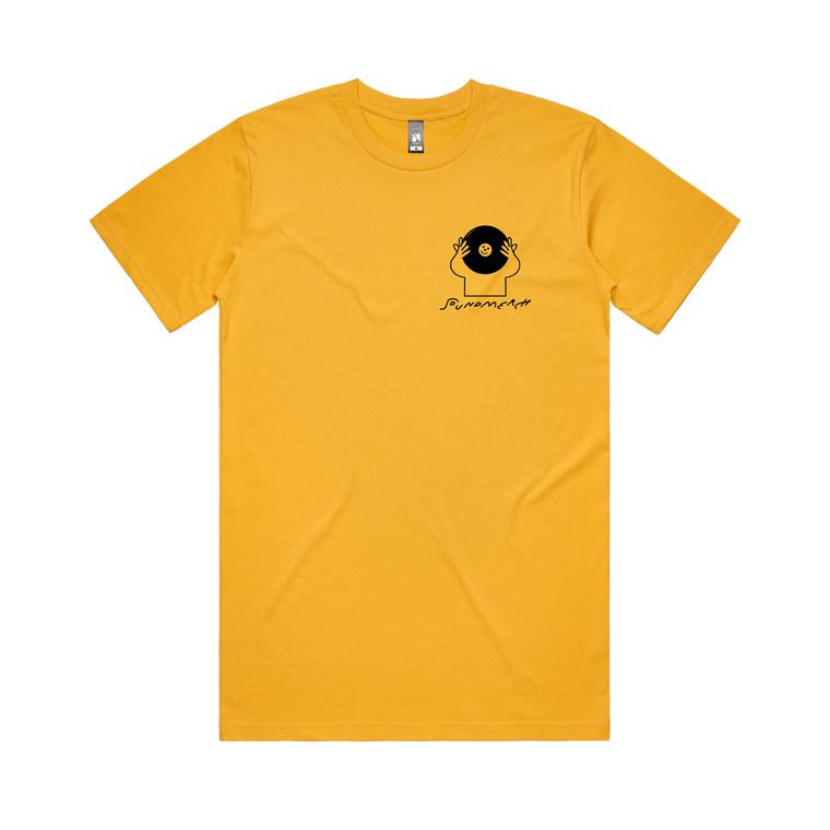 Record Head / Yellow T-Shirt