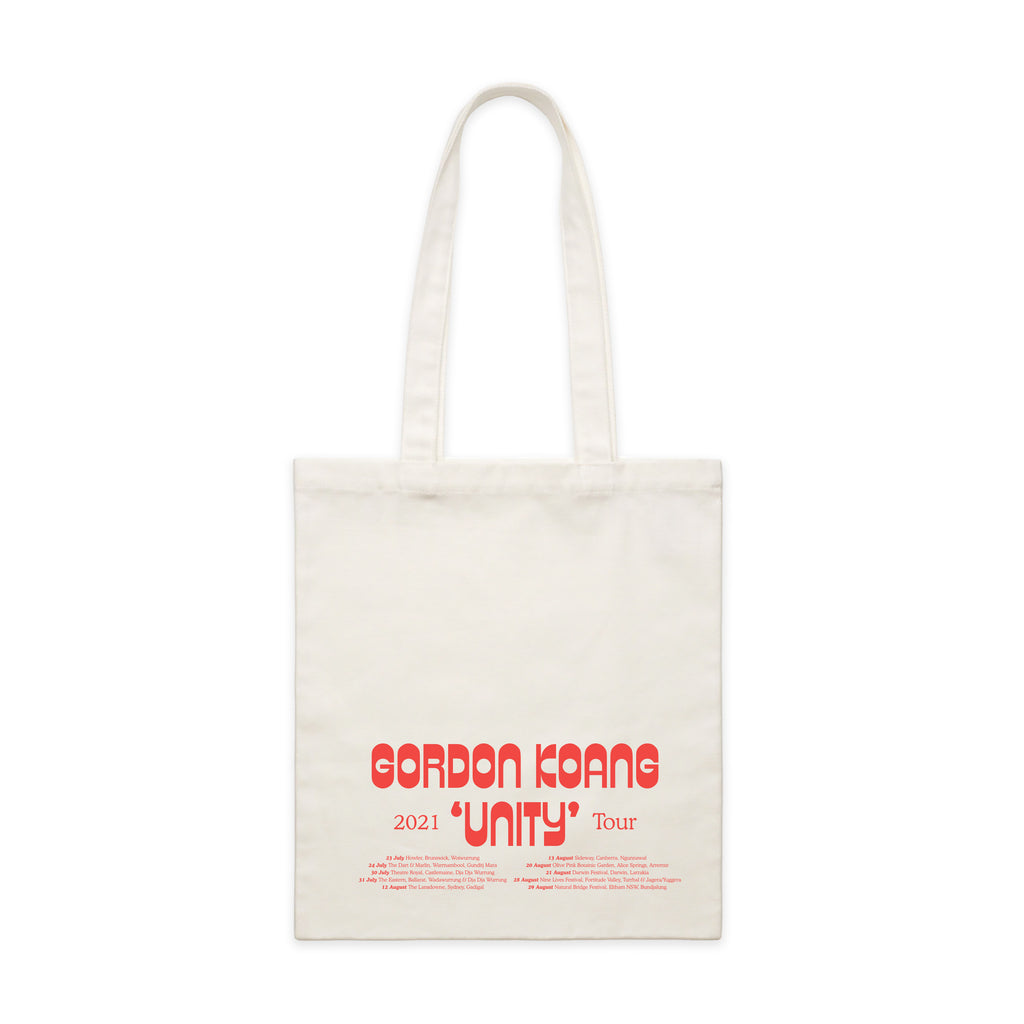 Gordon Koang / Unity Tour 2021 Tote Bag
