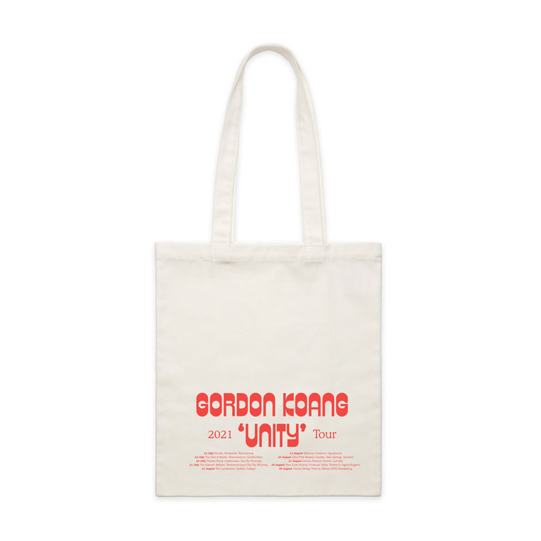 Gordon Koang / Unity Tour 2021 Tote Bag