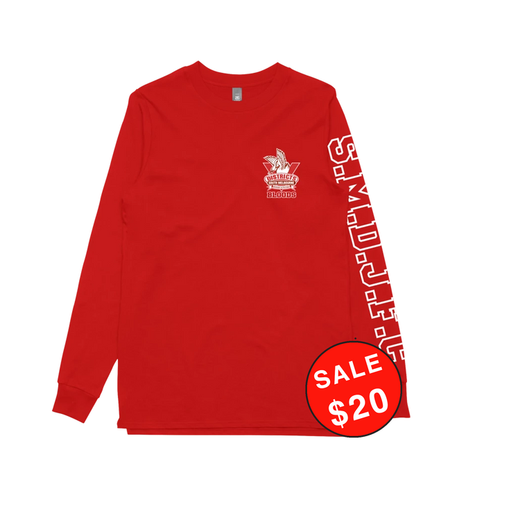 SMDJFC / Red Longsleeve T-shirt