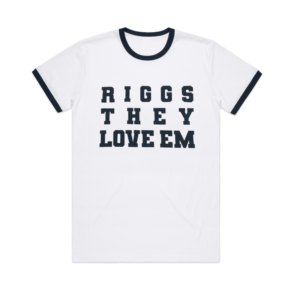 The Delta Riggs / Riggs They Love Them T-Shirt – sound-merch.com.au
